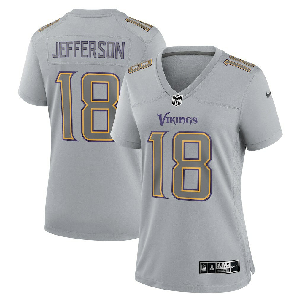 Justin Jefferson  Women's Atmosphere Fashion Game Jersey - Minnesota Vikings
