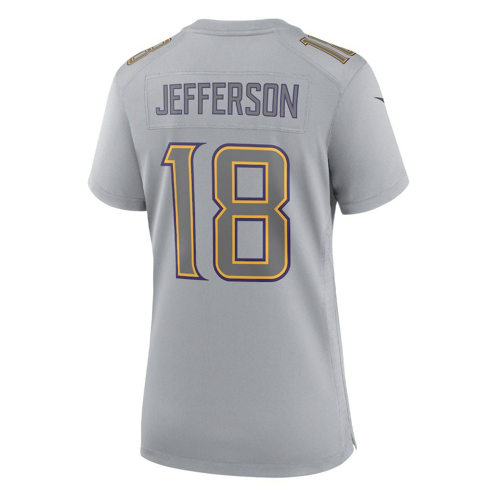 Justin Jefferson  Women's Atmosphere Fashion Game Jersey - Minnesota Vikings