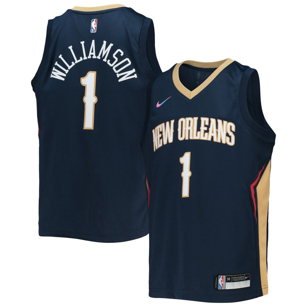 NBA Zion Williamson New Orleans Pelicans Youth 2021/22 Diamond Swingman Jersey