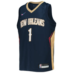 NBA Zion Williamson New Orleans Pelicans Youth 2021/22 Diamond Swingman Jersey