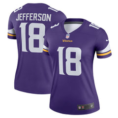 Justin Jefferson  Women's Legend Player Performance Top - Minnesota Vikings