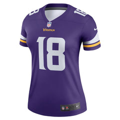 Justin Jefferson  Women's Legend Player Performance Top - Minnesota Vikings