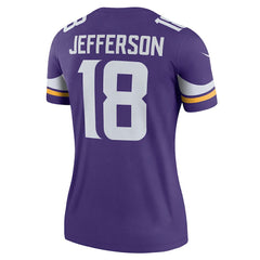 Justin Jefferson  Women's Legend Player Performance Top - Minnesota Vikings
