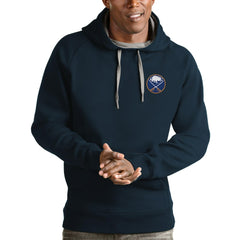 NHL Navy Buffalo Sabres Antigua Team Victory Pullover Hoodie