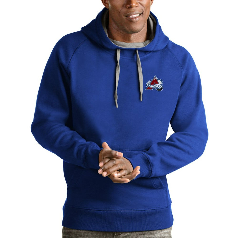 NHL Blue Colorado Avalanche Antigua Victory Pullover Hoodie