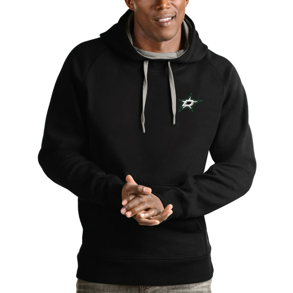 NHL Black Dallas Stars Antigua Team Victory Pullover Hoodie