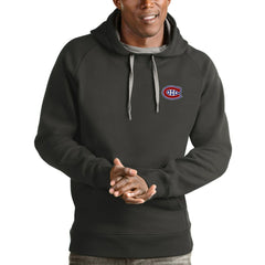 NHL Charcoal Montreal Canadiens Antigua Victory Pullover Hoodie