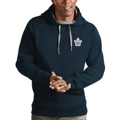 NHL Navy Toronto Maple Leafs Antigua Victory Pullover Hoodie