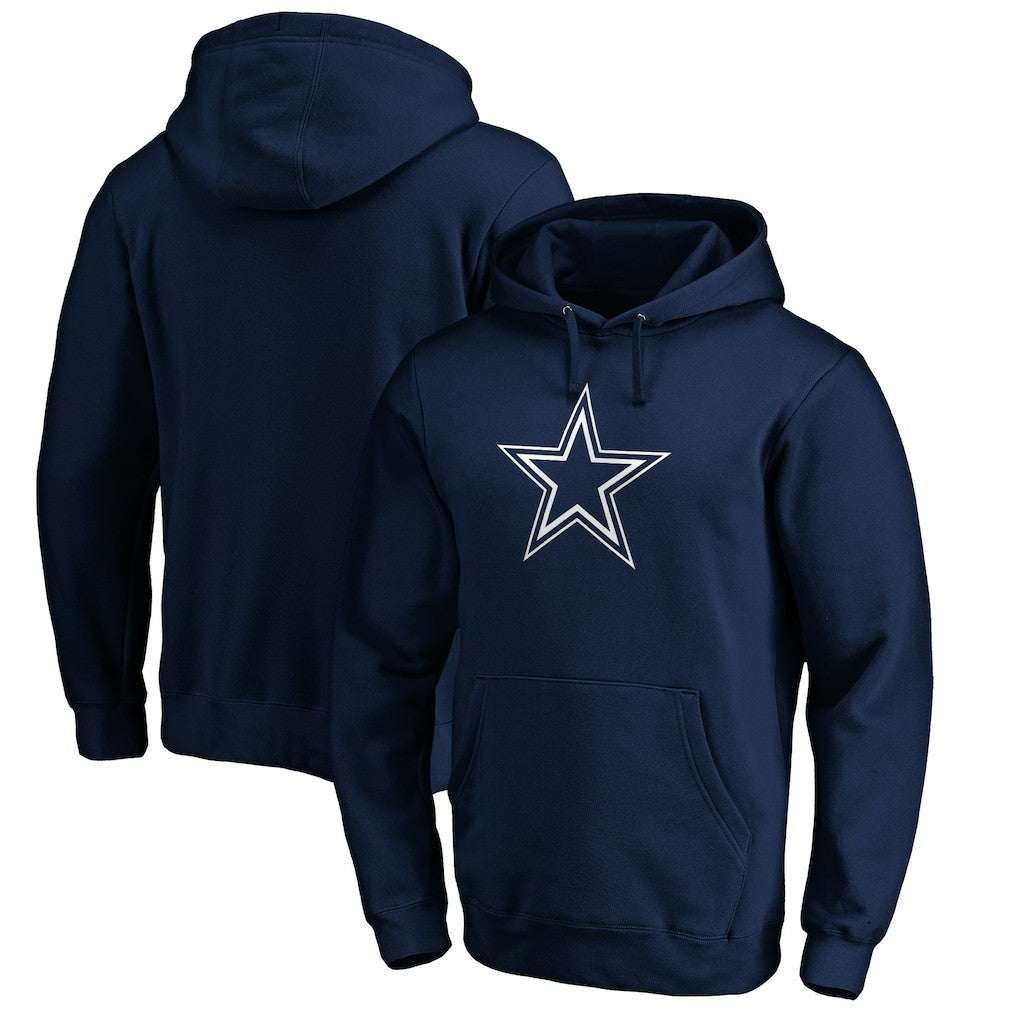 Primary Logo Fitted Pullover Hoodie - Dallas Cowboys