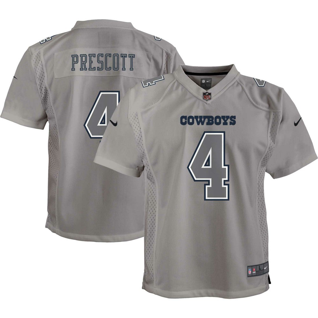 Dak Prescott  Youth Atmosphere Game Jersey - Dallas Cowboys