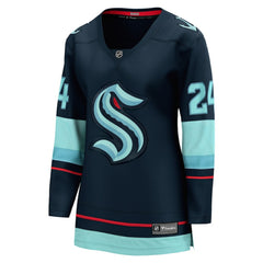 NHL Deep Sea Blue Jamie Oleksiak Seattle Kraken Fanatics Women's Home Breakaway Player Jersey