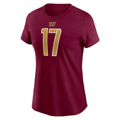 Terry McLaurin  Women's Player Name & Number T-Shirt - Washington Commanders