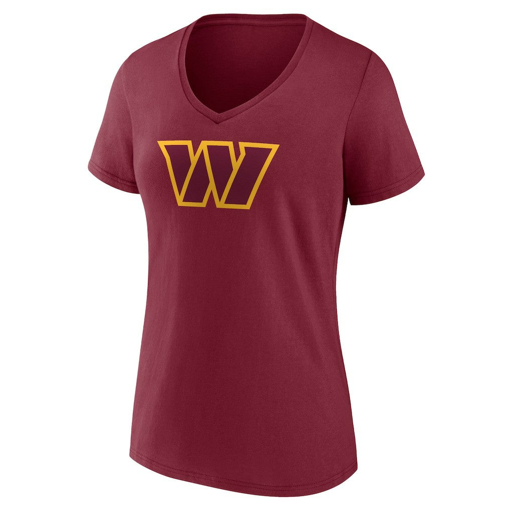 Terry McLaurin  Women's Player Icon Name & Number V-Neck T-Shirt - Washington Commanders