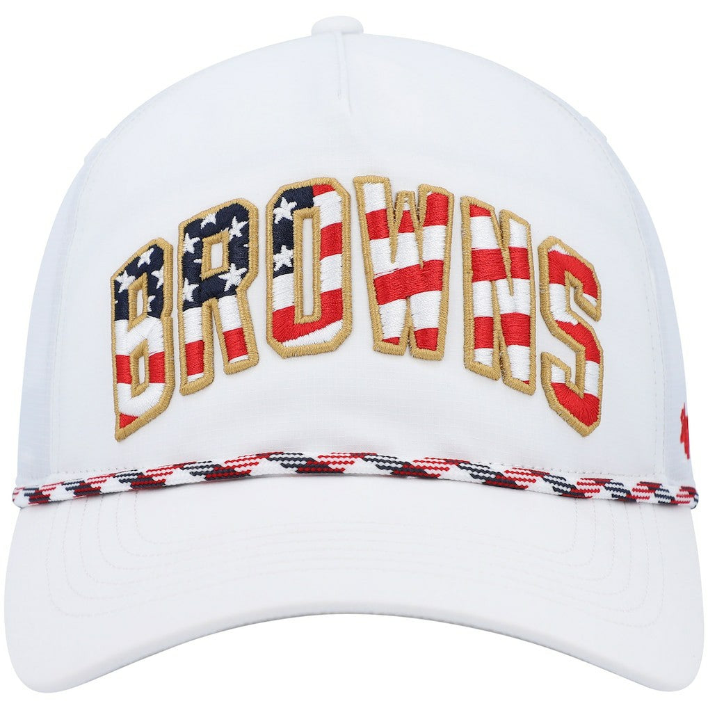 '47 Hitch Stars and Stripes Trucker Adjustable Hat - Cleveland Browns