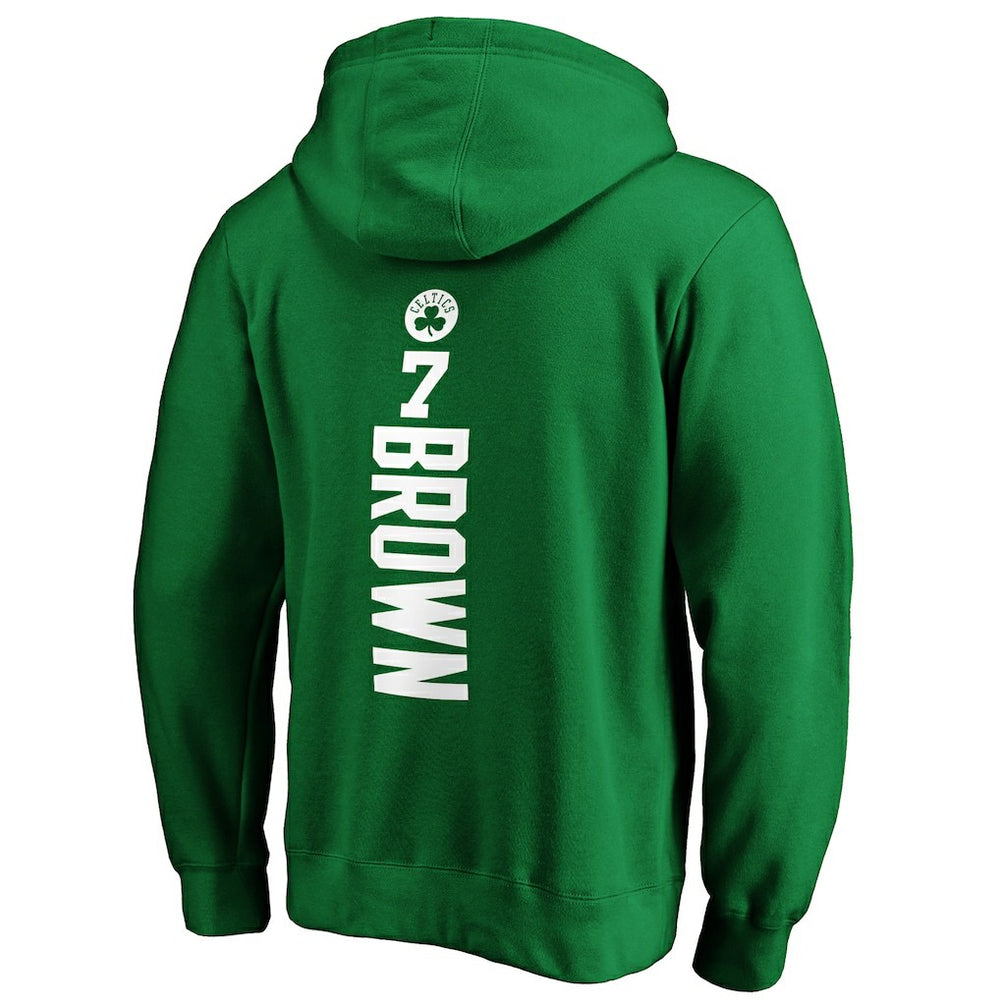NBA Jaylen Brown Boston Celtics Playmaker Name & Number Pullover Hoodie