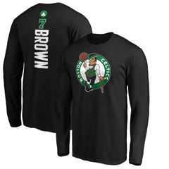 NBA Jaylen Brown Boston Celtics Playmaker Name & Number Long Sleeve T-Shirt