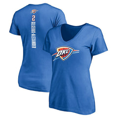 NBA Shai Gilgeous-Alexander Oklahoma City Thunder Women's Playmaker Name & Number V-Neck T-Shirt