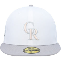 MLB Colorado Rockies New Era 2007 World Series Side Patch Undervisor 59FIFTY Fitted Hat