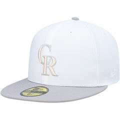MLB Colorado Rockies New Era 2007 World Series Side Patch Undervisor 59FIFTY Fitted Hat