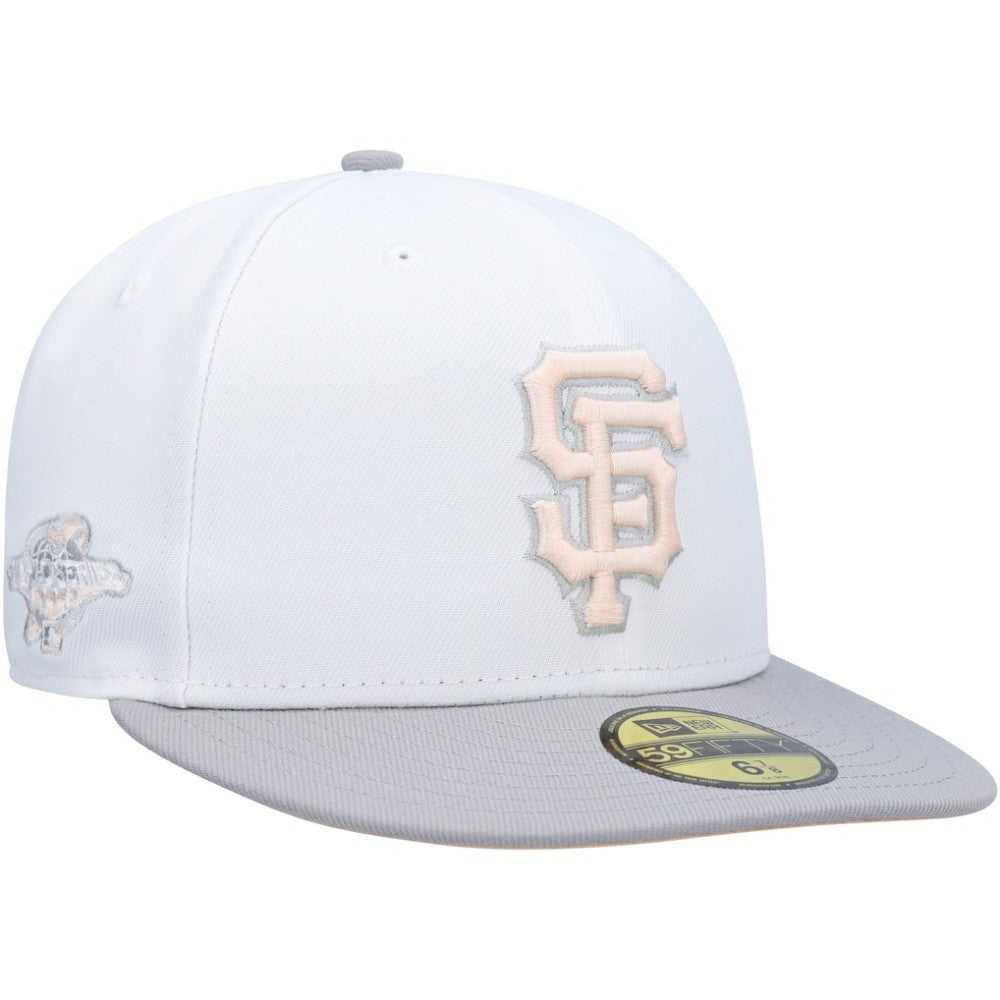 MLB San Francisco Giants New Era 2002 World Series Side Patch Undervisor 59FIFTY Fitted Hat