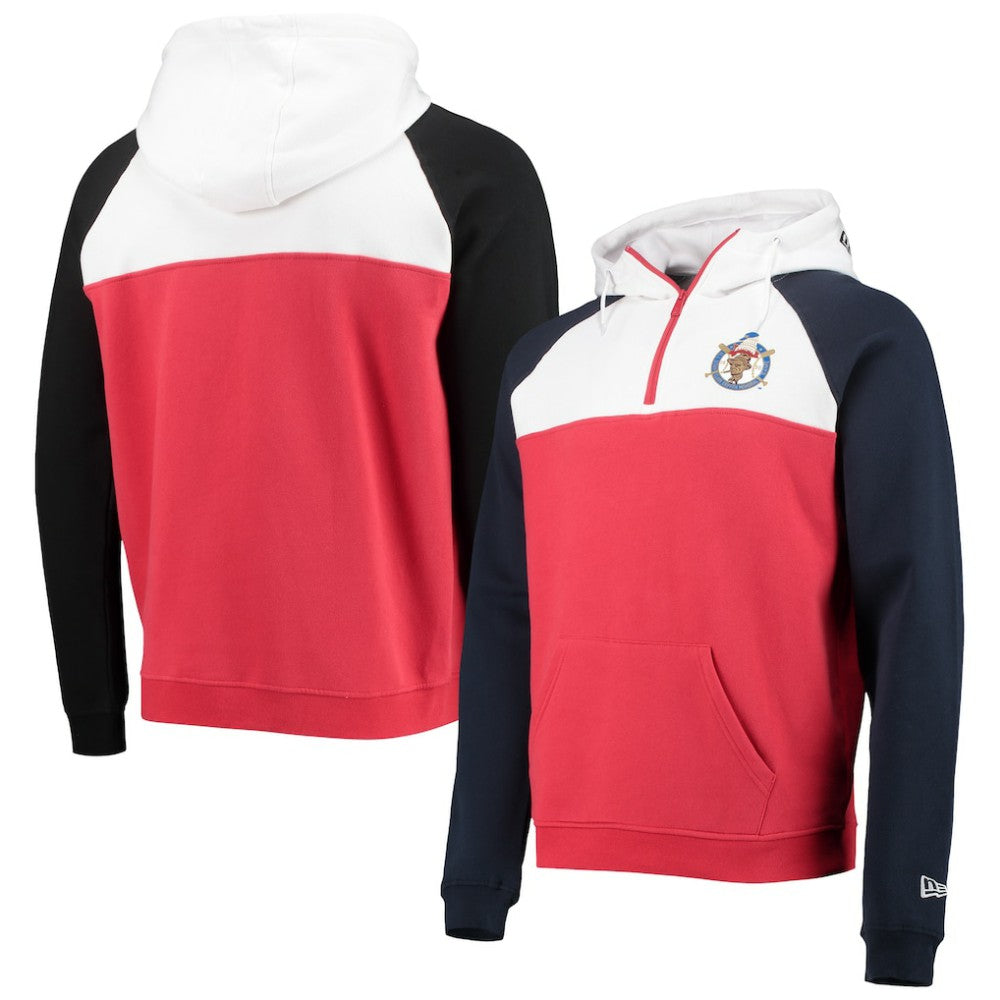 MLB Washington Nationals New Era Cooperstown Collection Quarter-Zip Hoodie Jacket