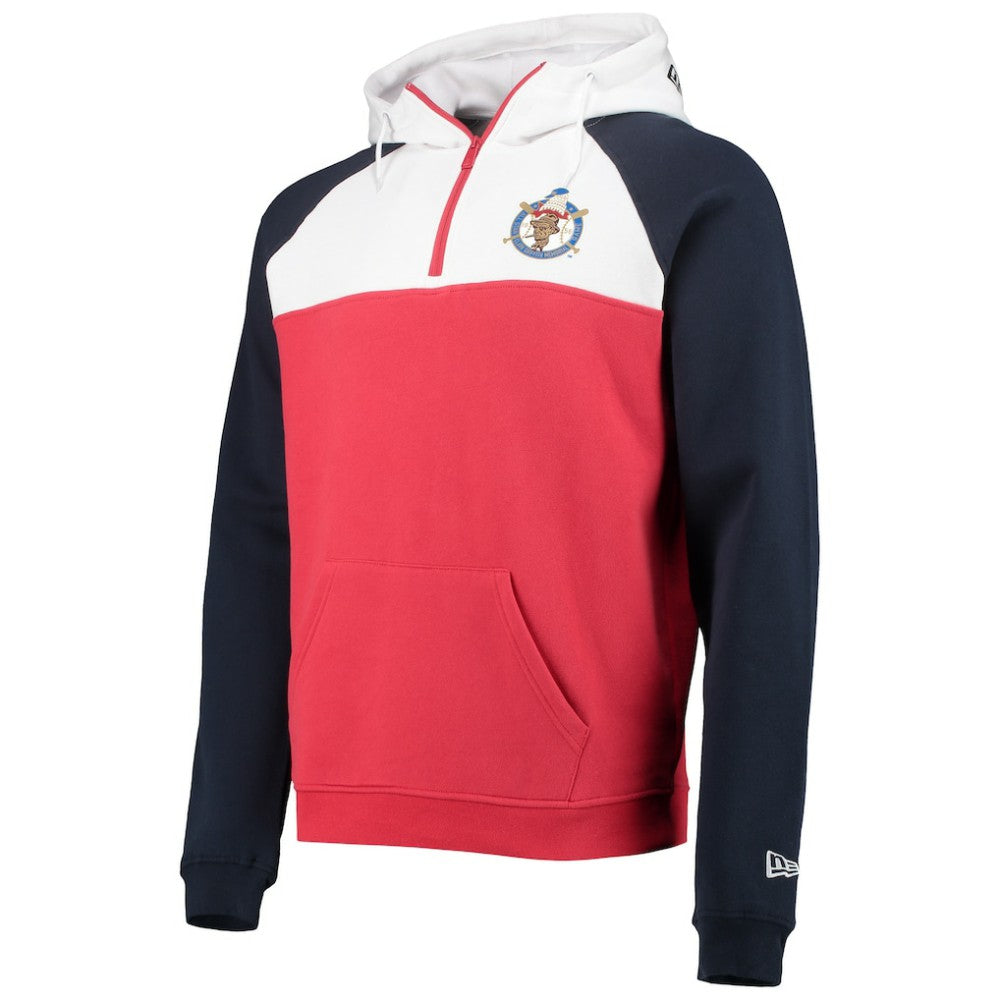 MLB Washington Nationals New Era Cooperstown Collection Quarter-Zip Hoodie Jacket