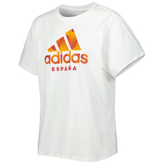 Spain National Team Women's DNA T-Shirt - Adidas White