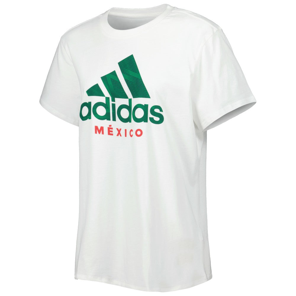 Mexico National Team Women's DNA T-Shirt - Adidas White