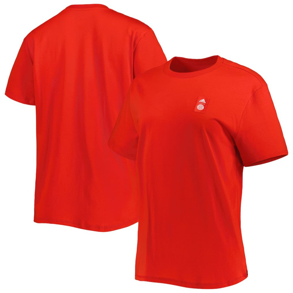 Bayern Munich Women's DNA T-Shirt - Adidas Red