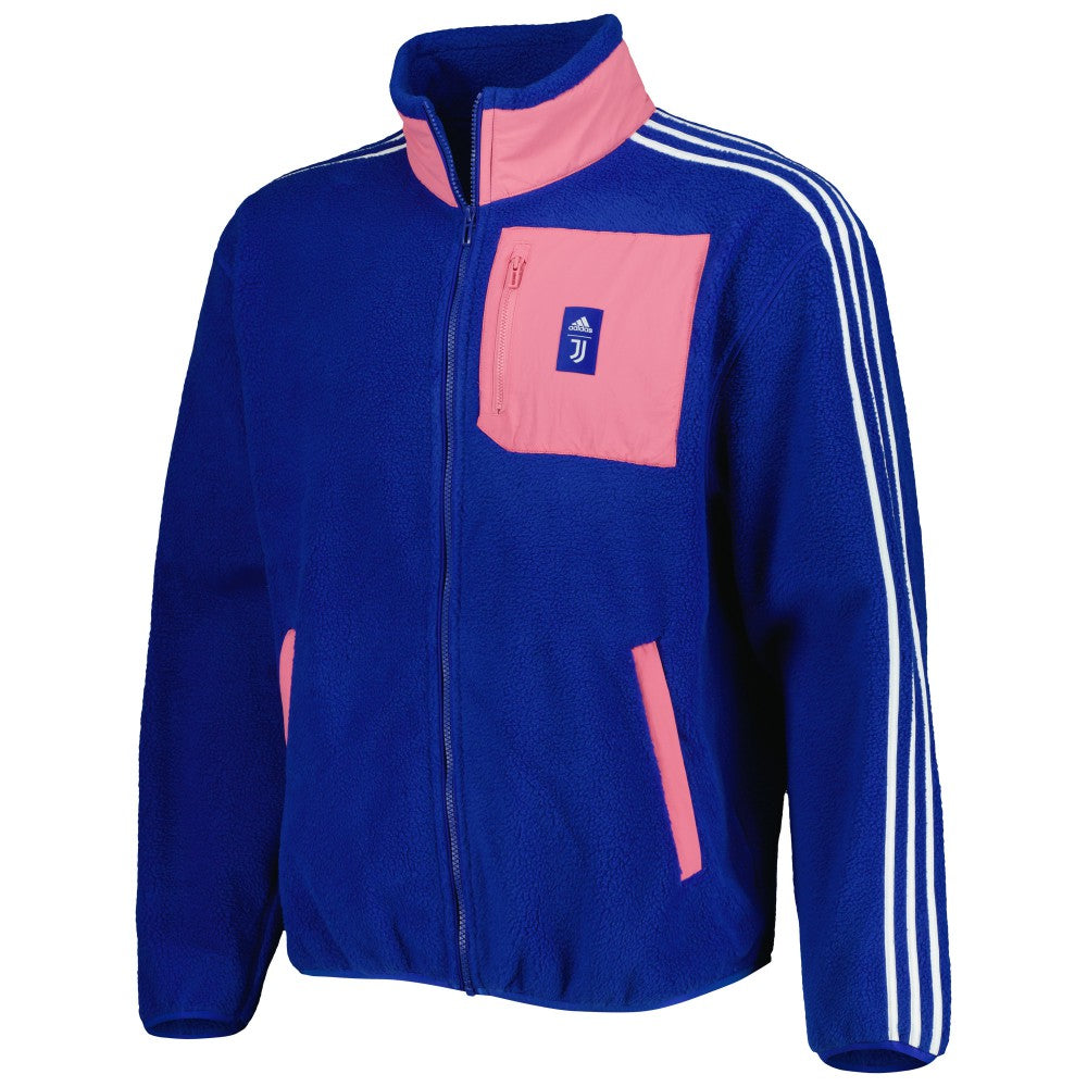 Juventus Lifestyler Fleece Full-Zip Jacket - Adidas Blue