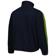 Manchester United Lifestyler Fleece Full-Zip Jacket - Adidas Navy