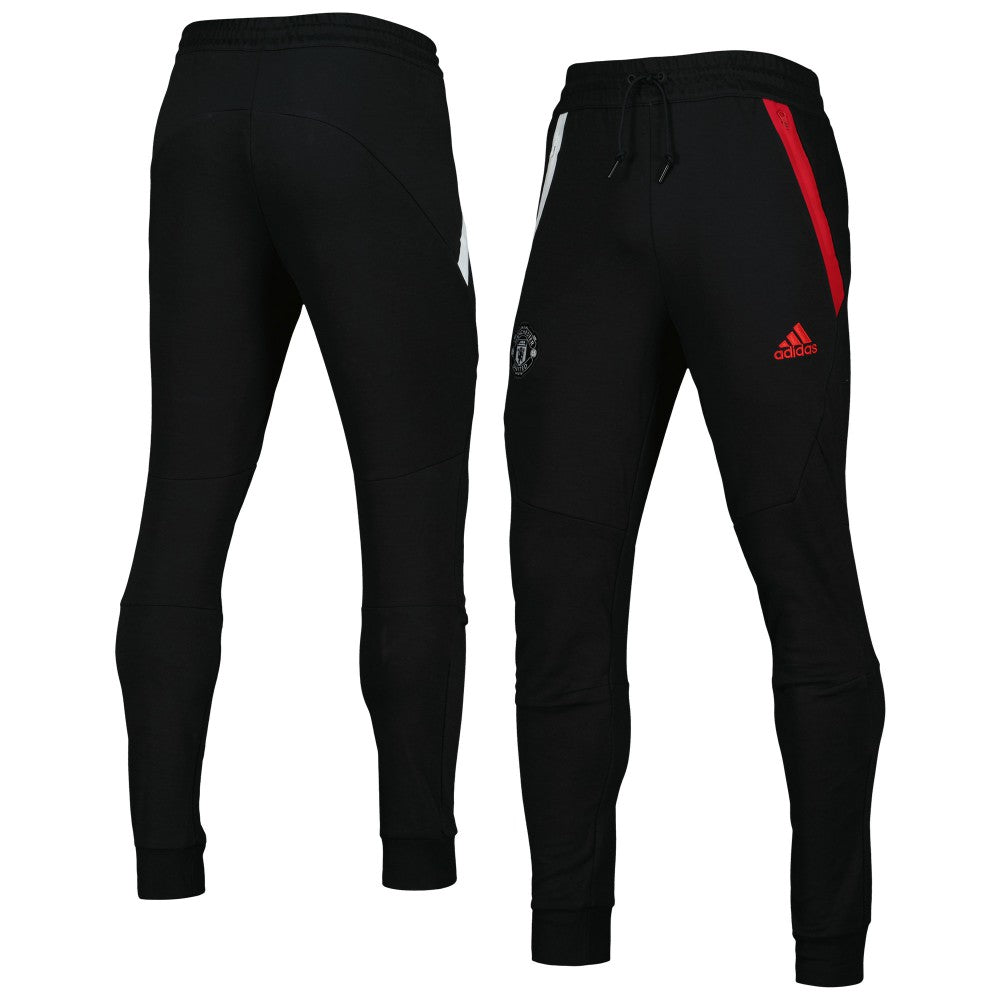 Manchester United Travel Pants - Adidas Black