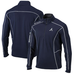 MLB Atlanta Braves Columbia Shotgun Omni-Wick Quarter-Zip Pullover Jacket