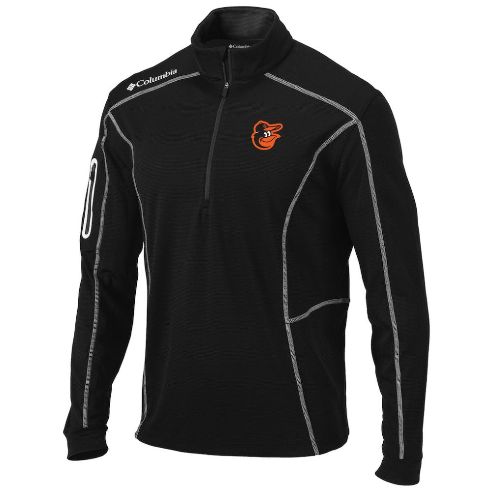 MLB Baltimore Orioles Columbia Shotgun Omni-Wick Quarter-Zip Pullover Jacket