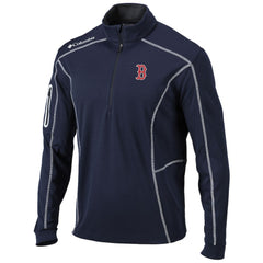 MLB Boston Red Sox Columbia Shotgun Omni-Wick Quarter-Zip Pullover Jacket