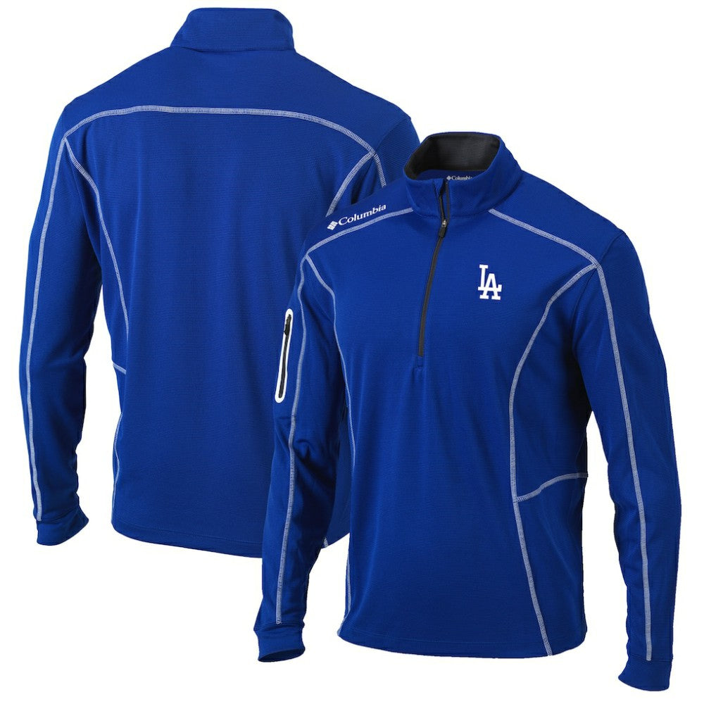 MLB Los Angeles Dodgers Columbia Shotgun Omni-Wick Quarter-Zip Pullover Jacket