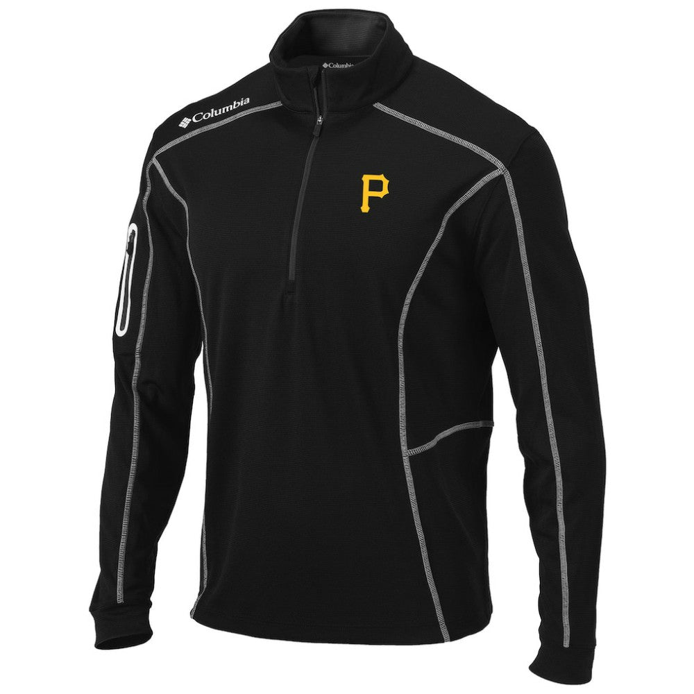 MLB Pittsburgh Pirates Columbia Shotgun Omni-Wick Quarter-Zip Pullover Jacket