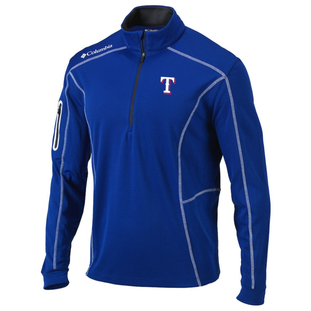 MLB Texas Rangers Columbia Shotgun Omni-Wick Quarter-Zip Pullover Jacket