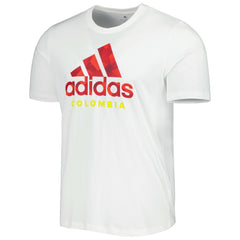 Colombia National Team DNA Graphic T-Shirt - Adidas White