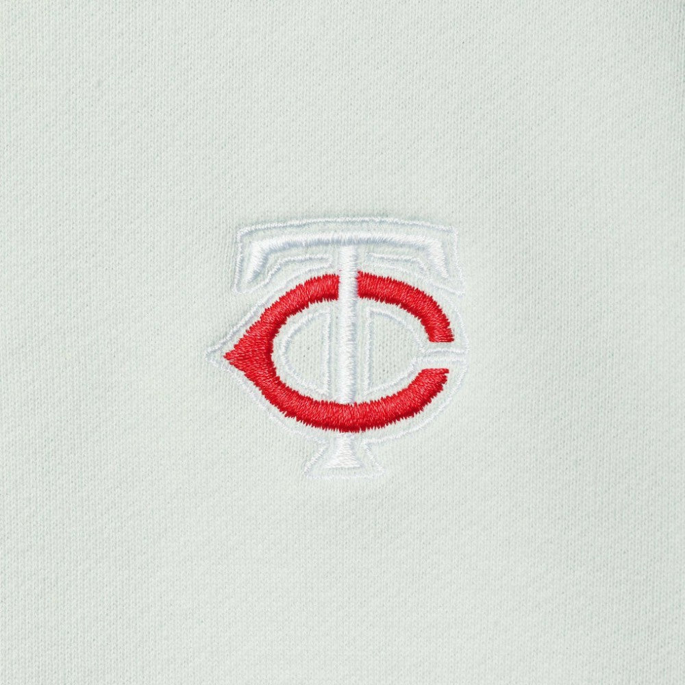 MLB Minnesota Twins The Wild Collective Women's Two-Hit Quarter-Zip Pullover Top