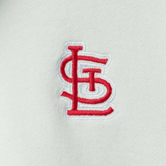 MLB St. Louis Cardinals The Wild Collective Women's Two-Hit Quarter-Zip Pullover Top