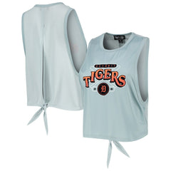 MLB Detroit Tigers The Wild Collective Women's Open Back Twist-Tie Tank Top