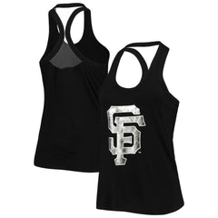 MLB San Francisco Giants The Wild Collective Women's Tonal Athleisure Racerback Tank Top