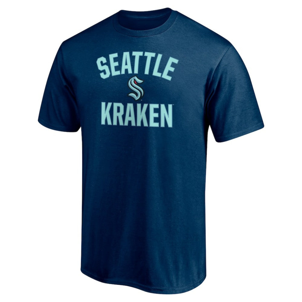 NHL Deep Sea Blue Seattle Kraken Victory Arch T-Shirt