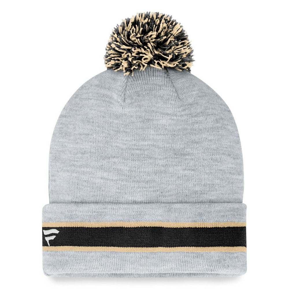 Cuffed Knit Hat with Pom - New Orleans Saints