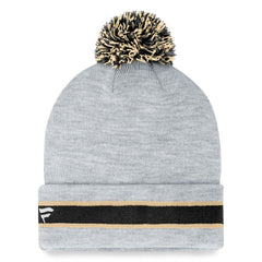 Cuffed Knit Hat with Pom - New Orleans Saints