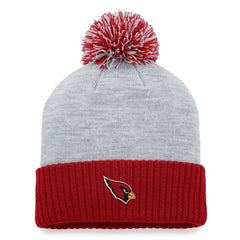 Women's Ash Cuffed Knit Hat with Pom - Arizona Cardinals
