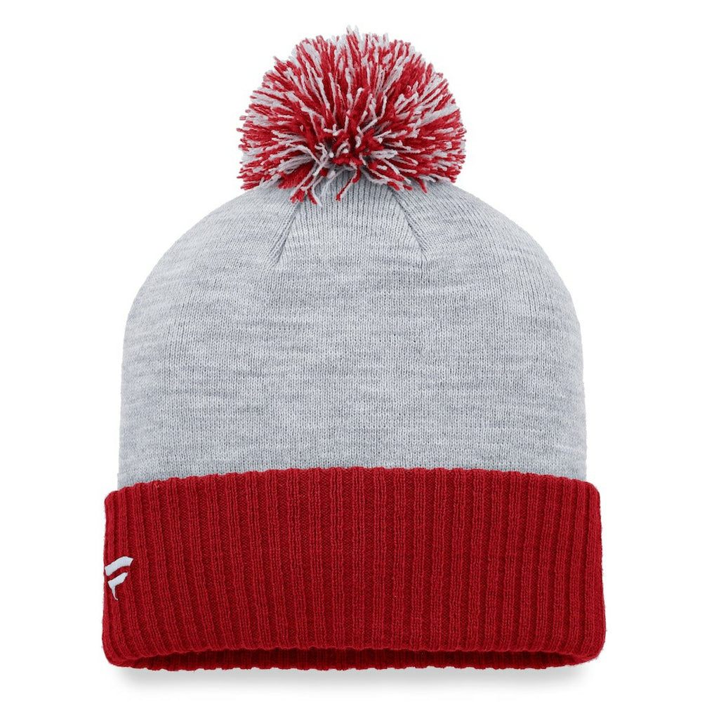 Women's Ash Cuffed Knit Hat with Pom - Arizona Cardinals