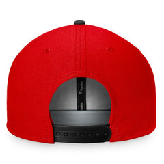 NHL Red/Black Chicago Blackhawks Fanatics Iconic Color Blocked Snapback Hat