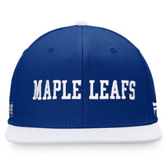 NHL Blue/White Toronto Maple Leafs Fanatics Iconic Color Blocked Snapback Hat